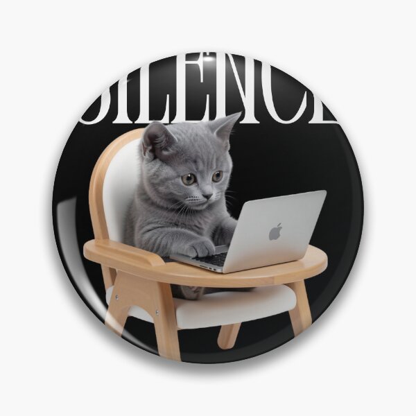 Item preview, Quiet, kitten, working designed and sold by PatronesKawai.