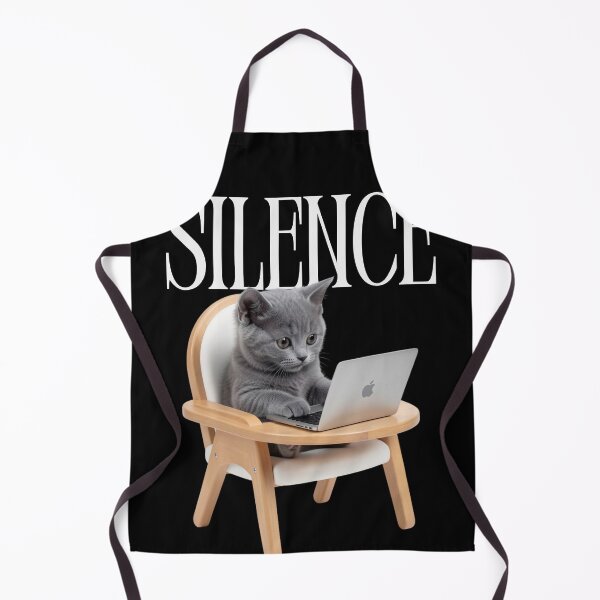 Item preview, Quiet, kitten, working designed and sold by PatronesKawai.