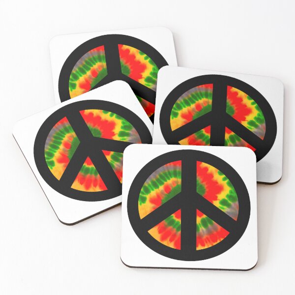 Item preview, Tie dye peace sign  designed and sold by Rachel the Artist .