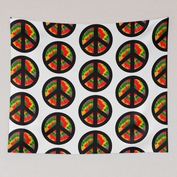 Item preview, Tie dye peace sign  designed and sold by Rachel the Artist .