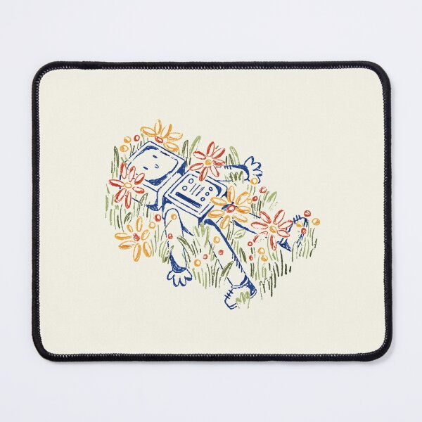 Item preview, Little Robot Laying on Flowers designed and sold by fernandaschalle.
