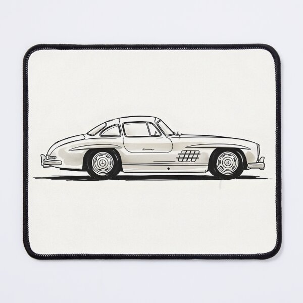 Item preview, Mercedes-Benz 300 SL Gullwing Poster Classic Mercedes Sports Car Art designed and sold by Motorline44.