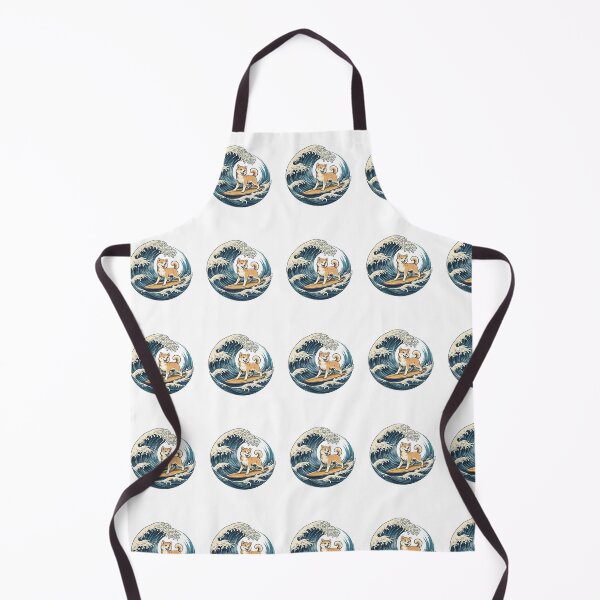 Item preview, Dog on surfboard Kanagawa Japanese Surfing Wave designed and sold by SOUFIANE1991.