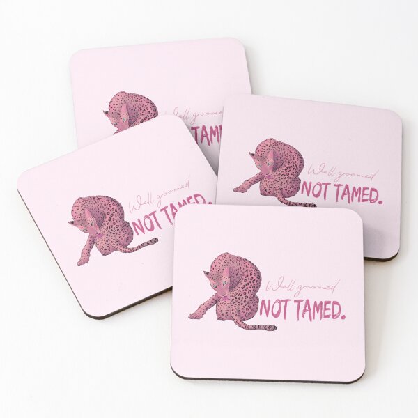 Item preview, Well Groomed Not Tamed Pink Leopard Art designed and sold by art-injoy.