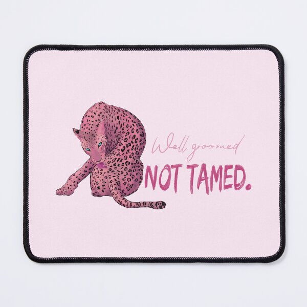 Item preview, Well Groomed Not Tamed Pink Leopard Art designed and sold by art-injoy.