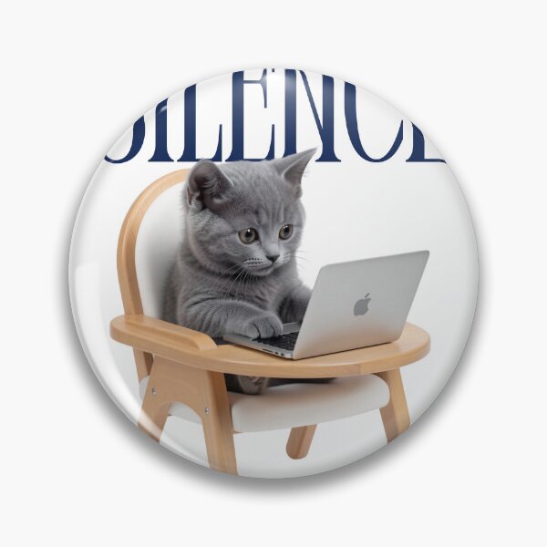 Item preview, Quiet, kitten, working designed and sold by PatronesKawai.