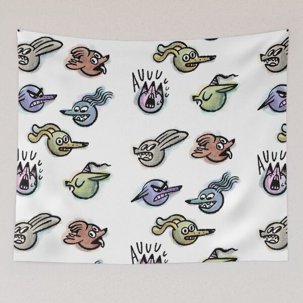 Item preview, cartoon animal heads designed and sold by noico.
