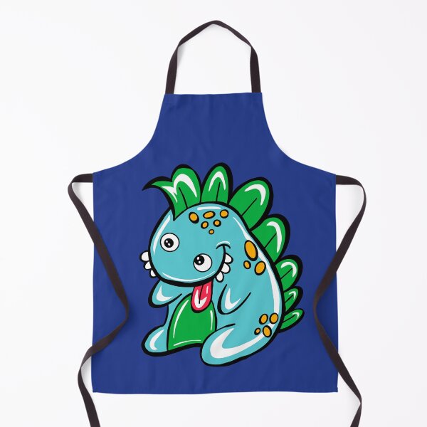 Item preview, Buster The Dinosaur with navy background designed and sold by missmann.
