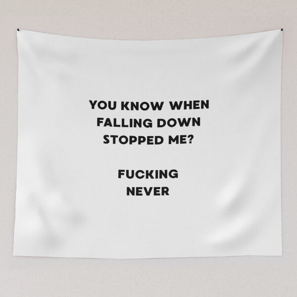 Item preview, You know then falling down stopped me? designed and sold by BlissThreads.
