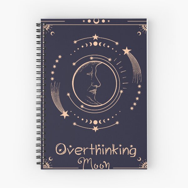 Item preview, Overthinking Moon - Blue designed and sold by TakeMyPlantsOff.