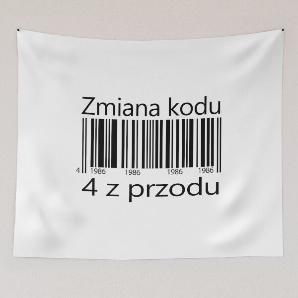 Item preview, 40th Birthday Polish Barcode T-Shirt - Born in 1986 designed and sold by PrintAtelier.