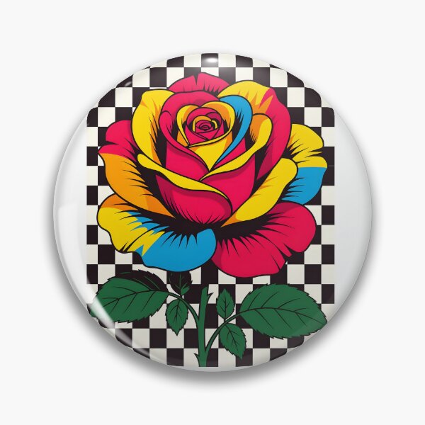 Item preview, A bold Pop Art interpretation of a single rose in full bloom. designed and sold by Ponted.