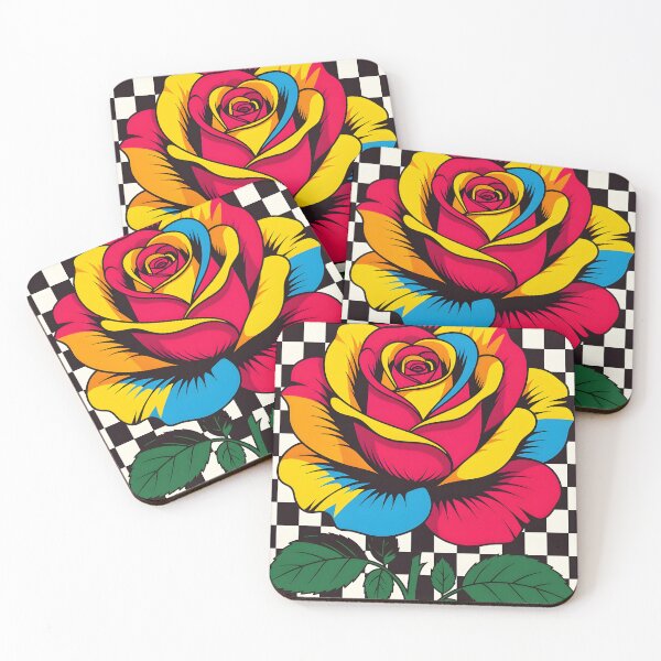 Item preview, A bold Pop Art interpretation of a single rose in full bloom. designed and sold by Ponted.