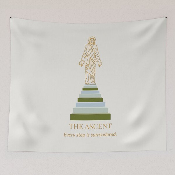 Item preview, THE ASCENT – Faith-Based Inspirational Collection | Hoodies, Dresses, Mugs, Notebooks designed and sold by QuietRootStudio.
