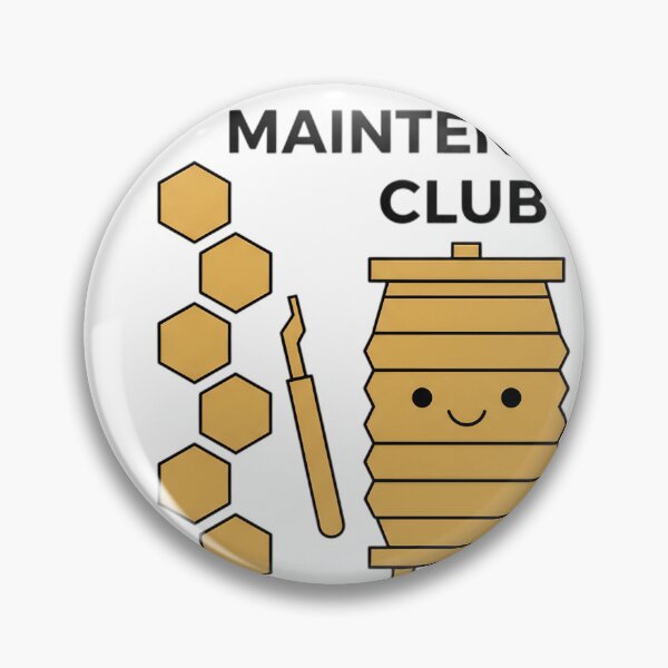 Item preview, Cute Hive Maintenance Club Beekeeper Honeycomb Design designed and sold by JMDesignHub.