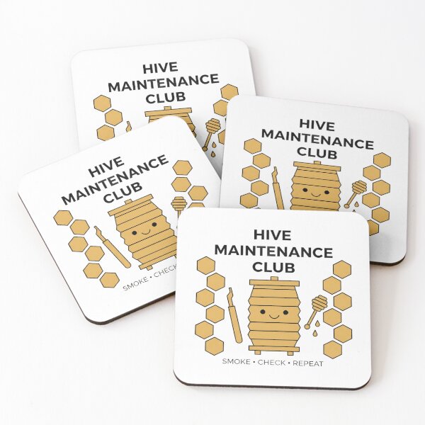 Item preview, Cute Hive Maintenance Club Beekeeper Honeycomb Design designed and sold by JMDesignHub.