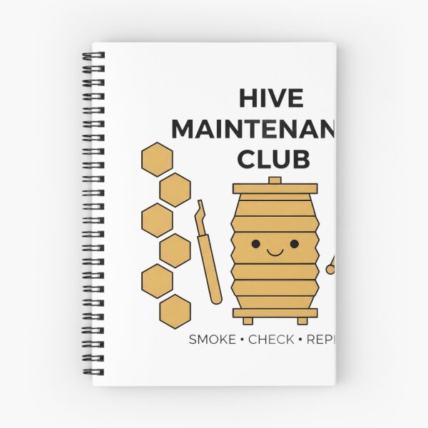 Item preview, Cute Hive Maintenance Club Beekeeper Honeycomb Design designed and sold by JMDesignHub.