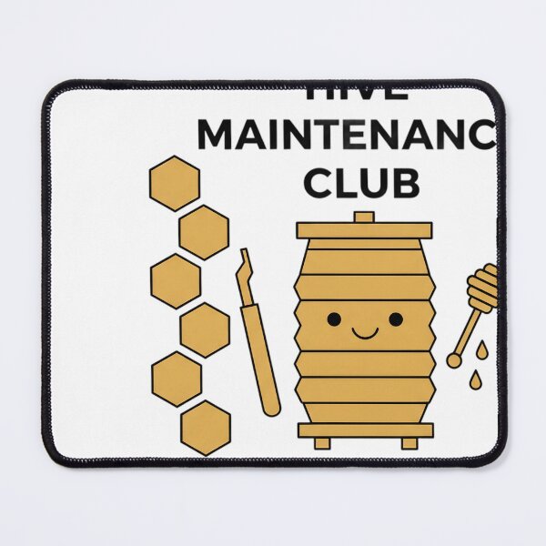 Item preview, Cute Hive Maintenance Club Beekeeper Honeycomb Design designed and sold by JMDesignHub.