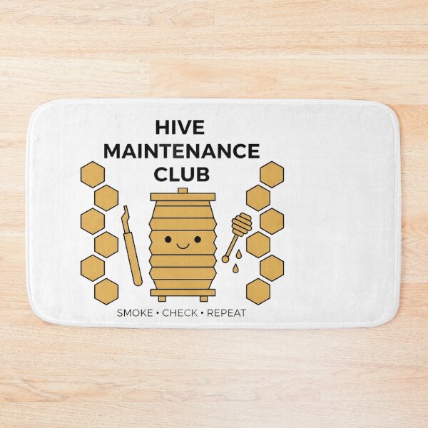 Item preview, Cute Hive Maintenance Club Beekeeper Honeycomb Design designed and sold by JMDesignHub.