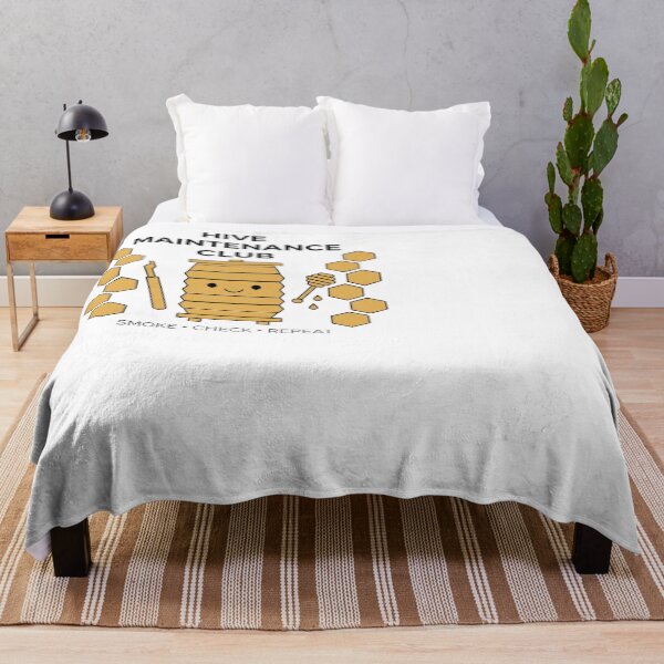 Item preview, Cute Hive Maintenance Club Beekeeper Honeycomb Design designed and sold by JMDesignHub.