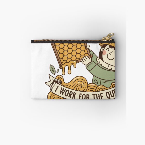 Item preview, I Work For The Queen Apiary Duty Beekeeper Honeybee designed and sold by JMDesignHub.