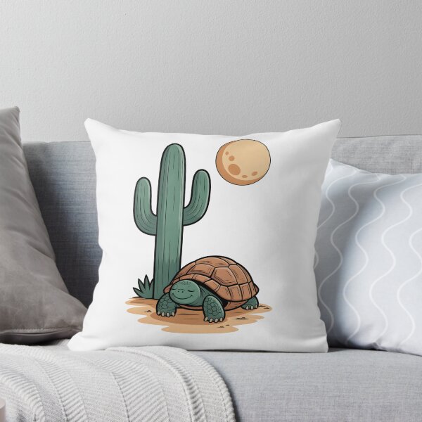 Item preview, Tortoise Sleeps under a cactus at night designed and sold by Museum Of Non-Existing Art.