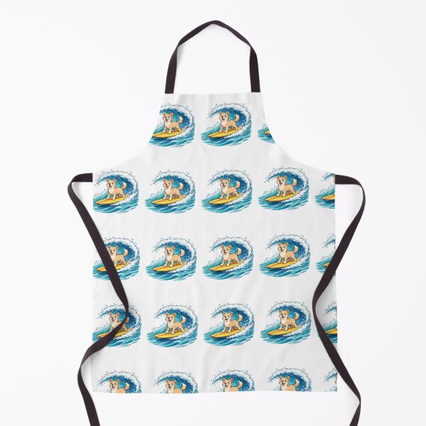Item preview, Dog on surfboard Surfing Wave designed and sold by SOUFIANE1991.