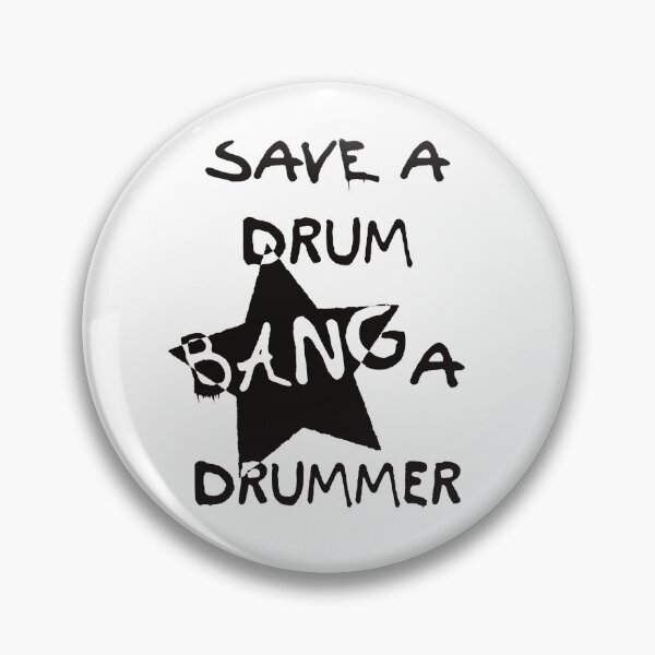 Item preview, Save a Drum, Bang a Drummer! designed and sold by Black Briar Studio.