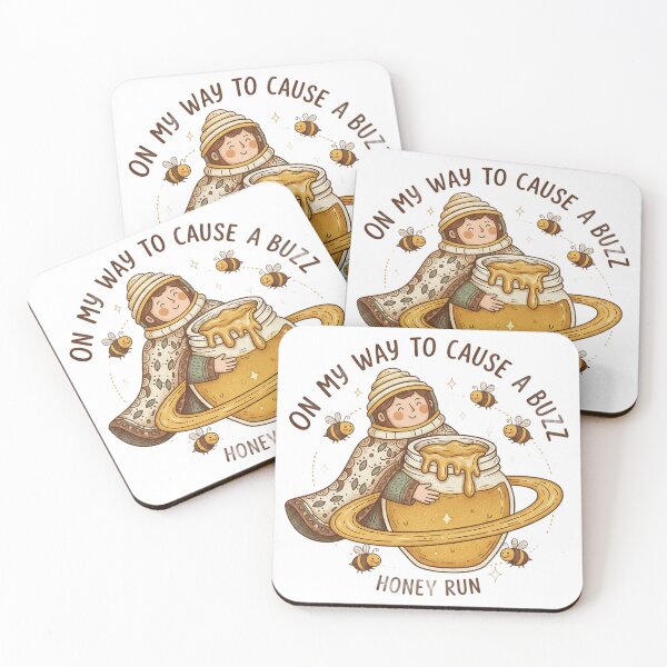 Item preview, On My Way To Cause A Buzz Honey Run Bee Lover Design designed and sold by JMDesignHub.