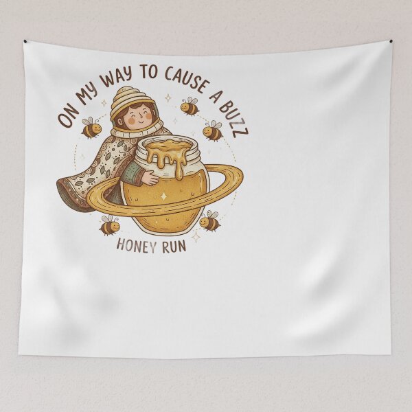 Item preview, On My Way To Cause A Buzz Honey Run Bee Lover Design designed and sold by JMDesignHub.