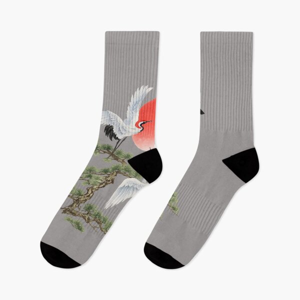 Item preview, Cranes Japanese trees art. designed and sold by Natart1004.