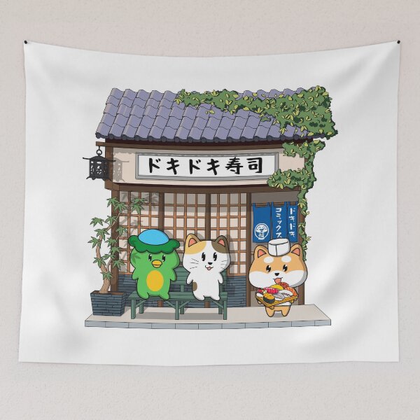 Item preview, Sushi Japanese Restaurant  designed and sold by dokidokicomics.