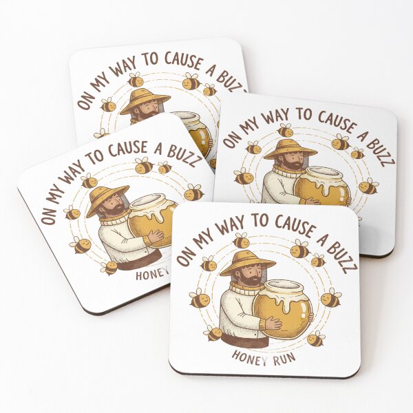 Item preview, On My Way To Cause A Buzz Honey Run Beekeeper designed and sold by JMDesignHub.