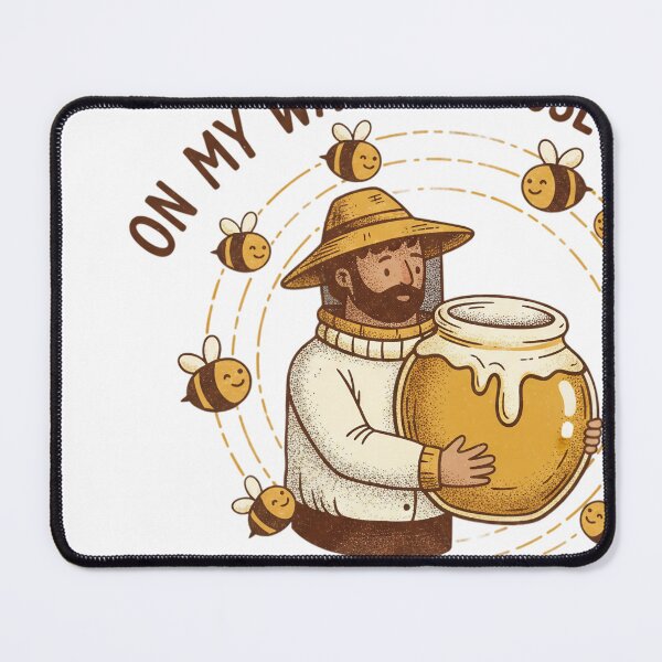 Item preview, On My Way To Cause A Buzz Honey Run Beekeeper designed and sold by JMDesignHub.