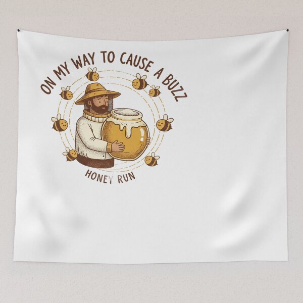 Item preview, On My Way To Cause A Buzz Honey Run Beekeeper designed and sold by JMDesignHub.