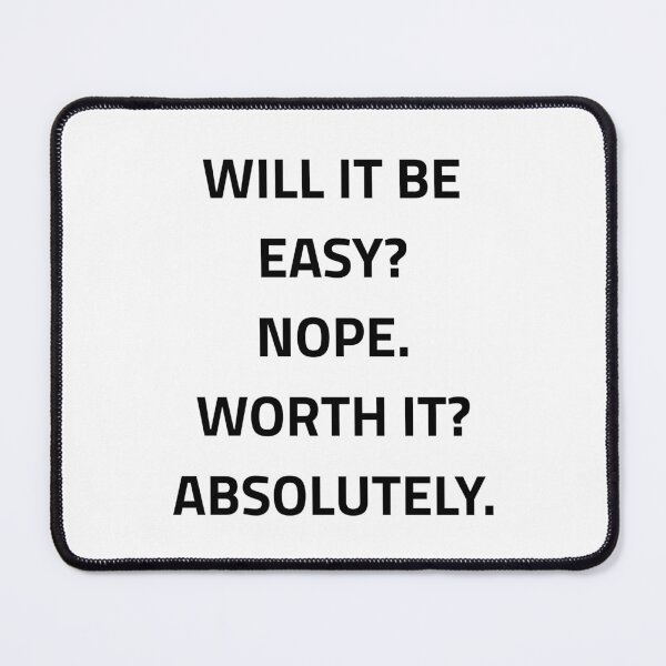 Item preview, Will it be easy? designed and sold by BlissThreads.