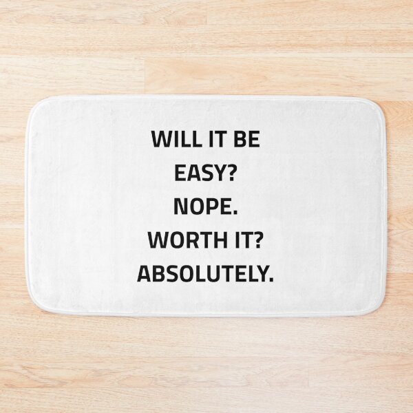 Item preview, Will it be easy? designed and sold by BlissThreads.