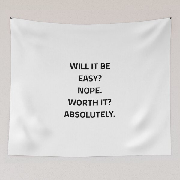 Item preview, Will it be easy? designed and sold by BlissThreads.