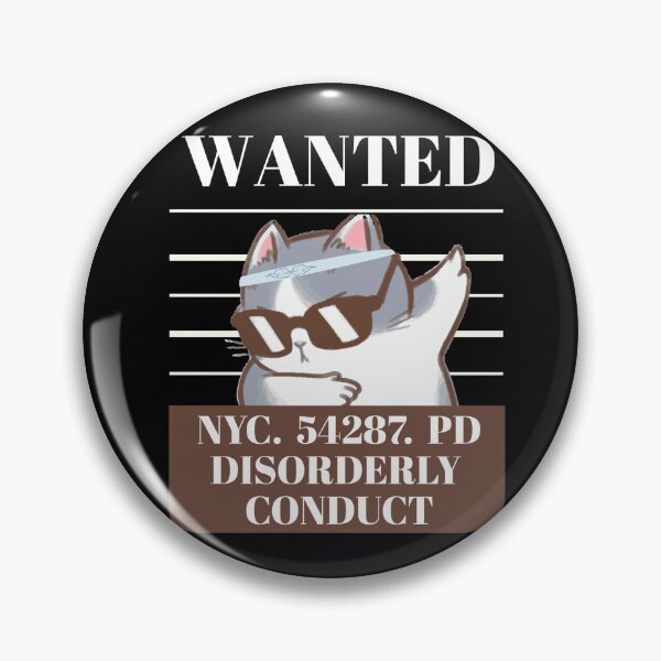 Item preview, Wanted for Disorderly Conduct Design #1521 designed and sold by topzmart.
