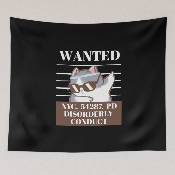 Item preview, Wanted for Disorderly Conduct Design #1521 designed and sold by topzmart.