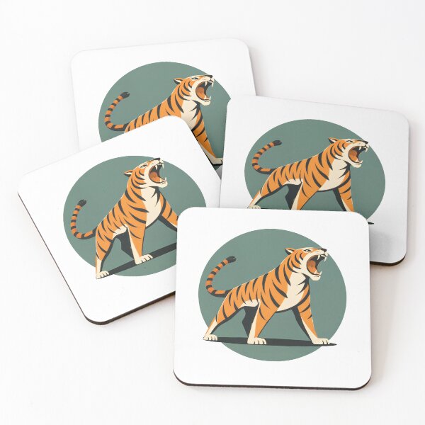 Item preview, Roaring Tiger – Bold Jungle Power designed and sold by ForeverPrintsOK.