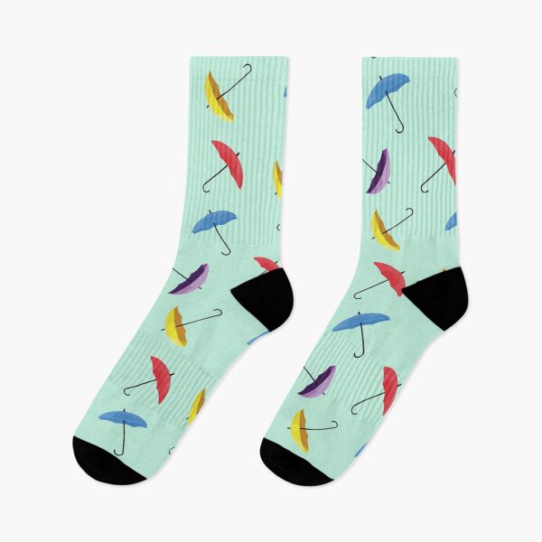 Item preview, Colorful Umbrella Pattern on Green Background designed and sold by Arturo Daniel Garcia Palomo.