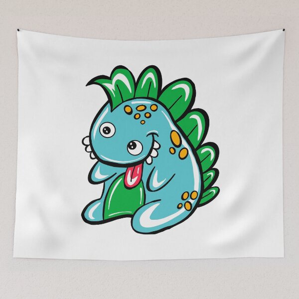 Item preview, Buster The Dinosaur with white Background  designed and sold by missmann.