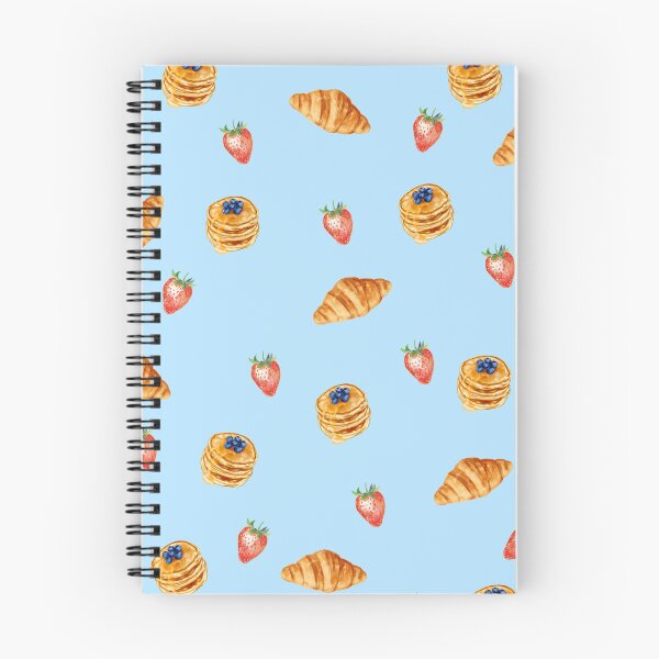 Item preview, Blue Breakfast Pancakes Croissants Strawberries Cute Phone Case designed and sold by Pocket Muse.