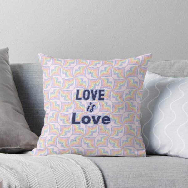 Item preview, Love is Love LGBTQ+ Pride Shirt - Retro Pastel Rainbow Aesthetic designed and sold by Daniela Vargas Ilustra.