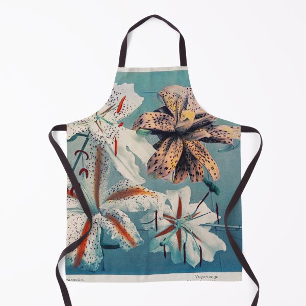 Item preview, Lily Hand-Colored Collotype by Kazumasa Ogawa 1896 Japanese designed and sold by TeeARTHY.