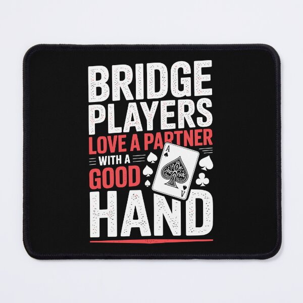 Item preview, Bridge Players Love a Good Hand designed and sold by jkrphoto.