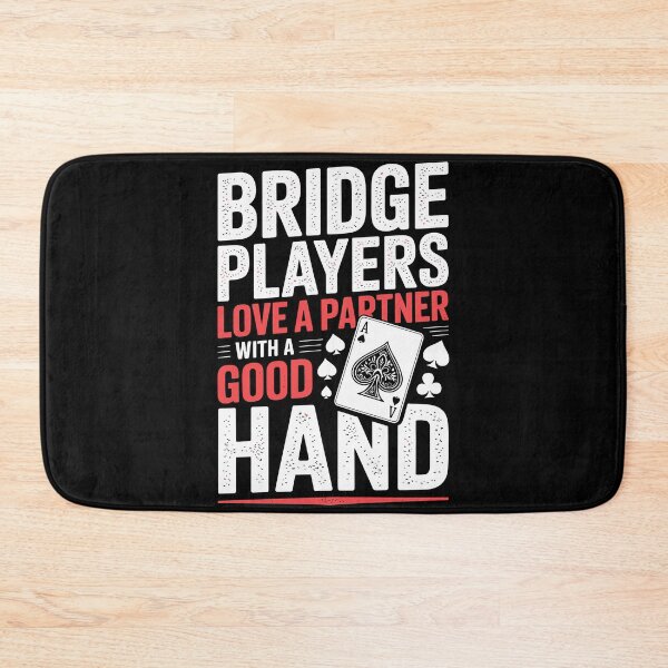 Item preview, Bridge Players Love a Good Hand designed and sold by jkrphoto.