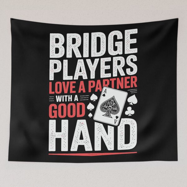 Item preview, Bridge Players Love a Good Hand designed and sold by jkrphoto.