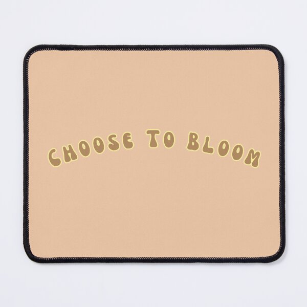 Item preview, Choose To Bloom Spring Flowers Text Yellow Stickers Prints Posters Wall Art Magnet Home Coffee Cup Decoration TShirt Stationary Notebook Magnet Hat Kitchen Work School Office Redbubble Shop designed and sold by Saritas Boutique Shop.